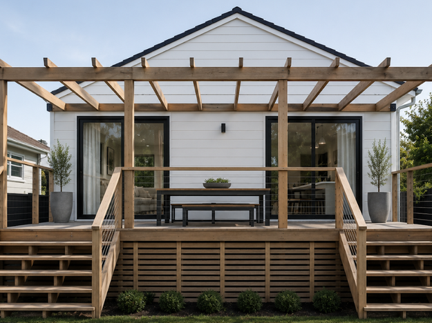 Vitex deck and Pergola build, Glendowie