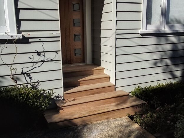 Vitex decking steps, Onehunga