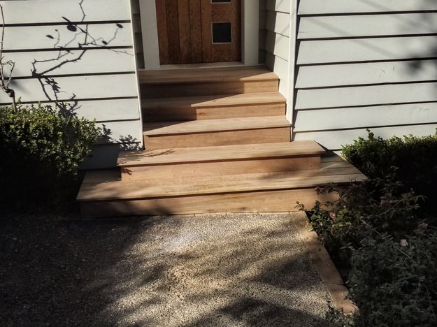 Vitex decking steps, Onehunga
